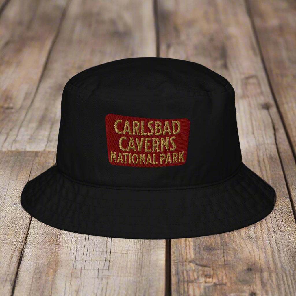 Carlsbad Caverns National Park Embroidered Organic Bucket Hat - MENLL