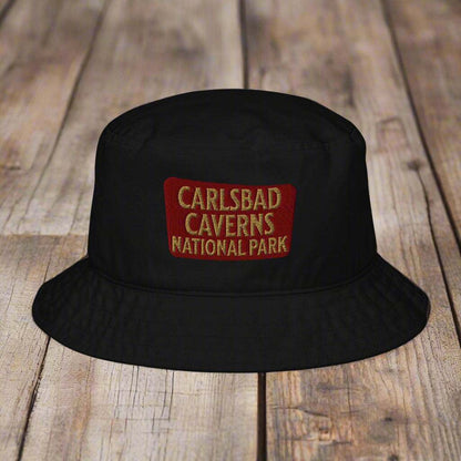 Carlsbad Caverns National Park Embroidered Organic Bucket Hat - MENLL