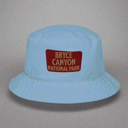 Bryce Canyon National Park Sign Embroidered Organic Bucket Hat - MENLL