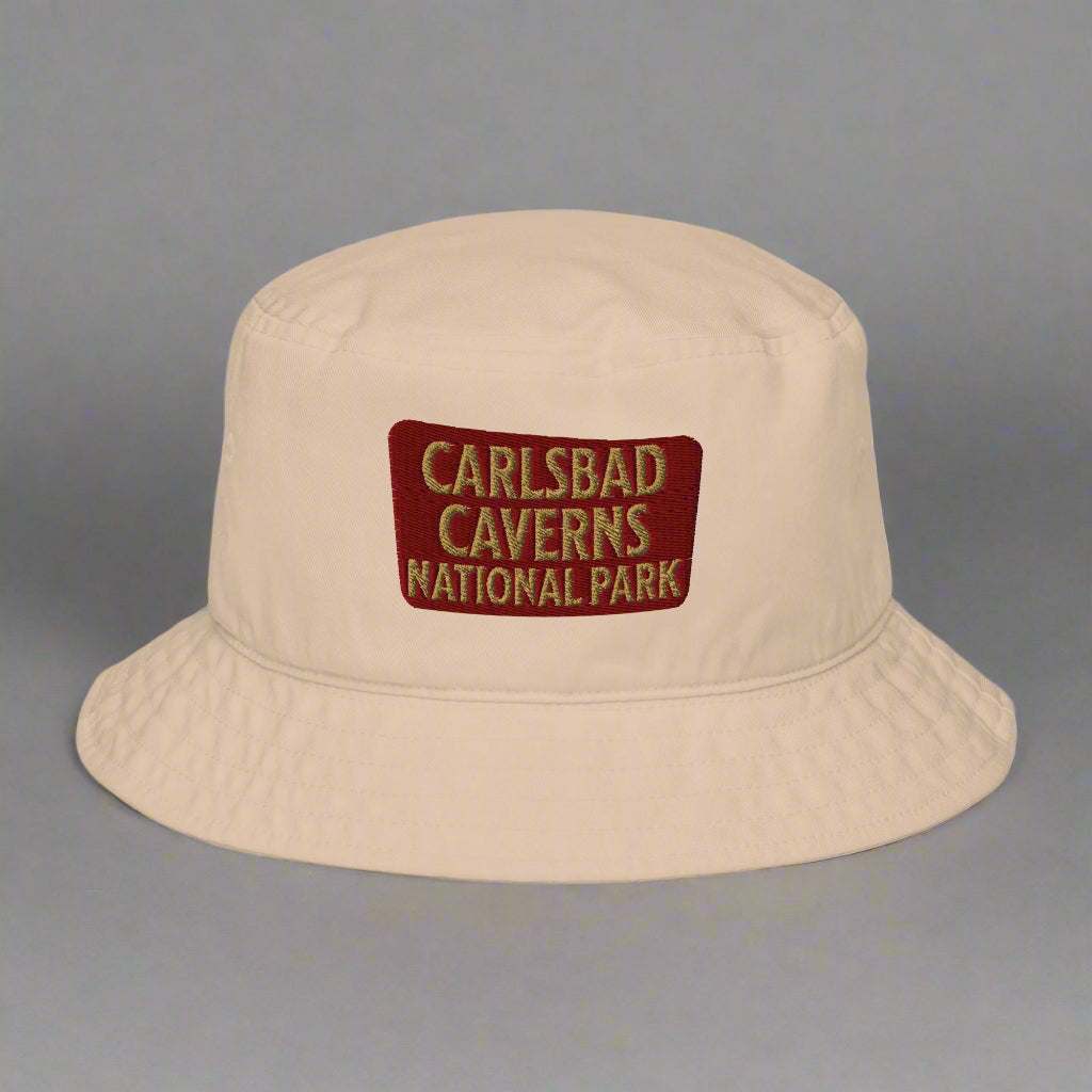 Carlsbad Caverns National Park Embroidered Organic Bucket Hat - MENLL