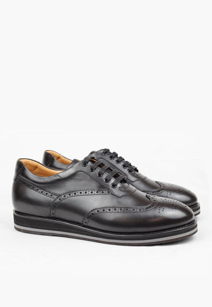Oxford Sneaker Black by SEPOL Shoes