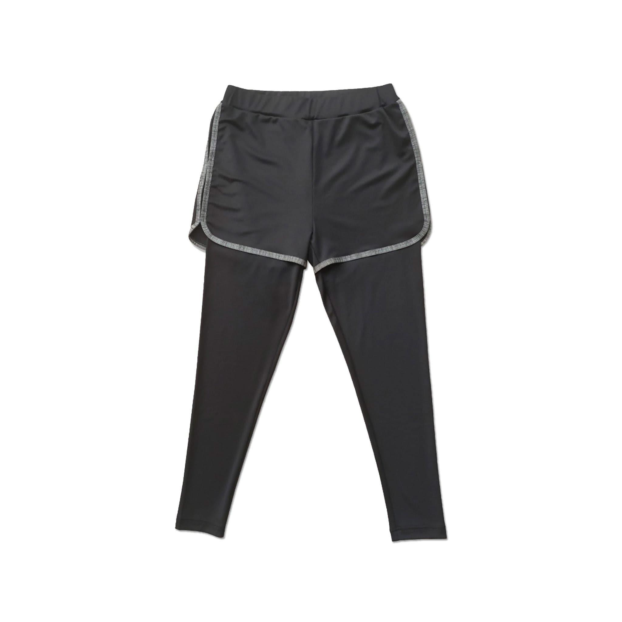 Hudef Women's Pants with shorts overlay, offering comfort and full range of motion.