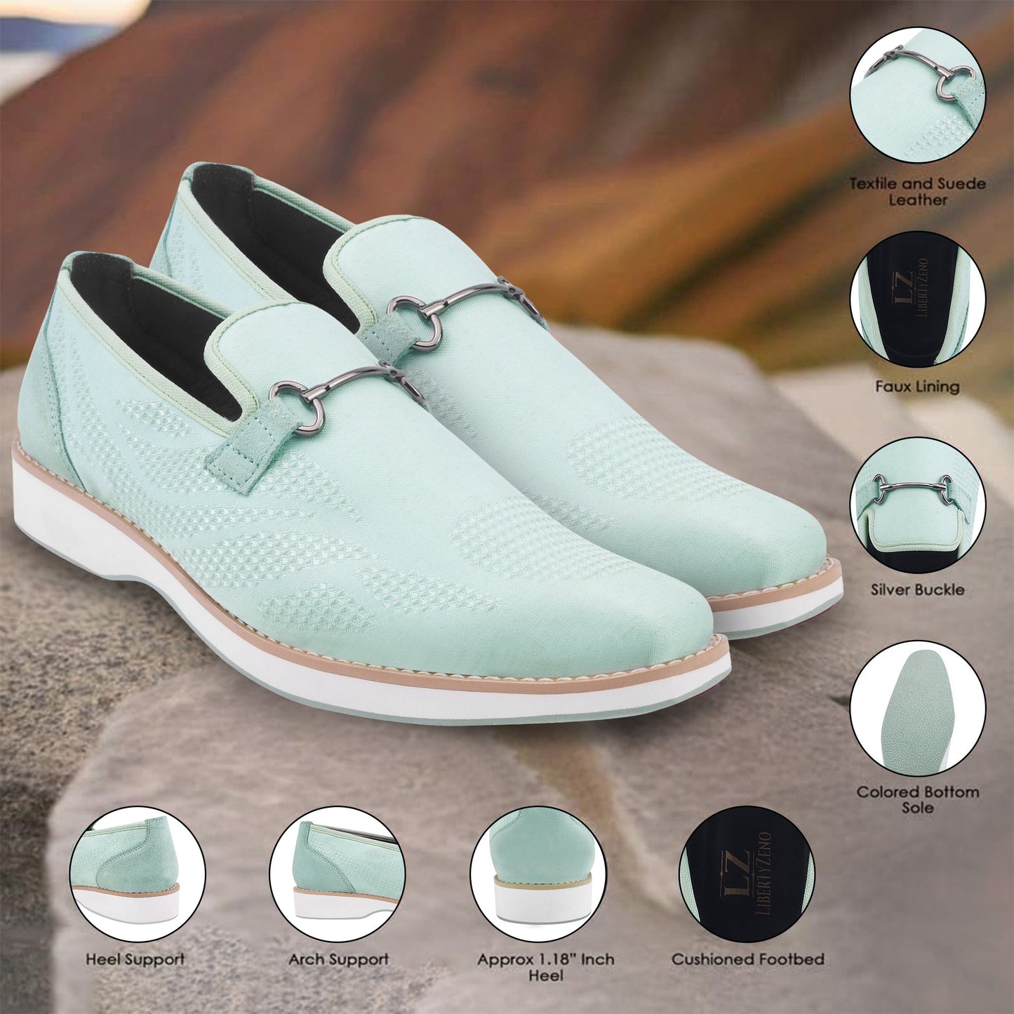 Dresses - Powerball Textile Printed Red Bottom Casual Shoes For Men LIBERTYZENO