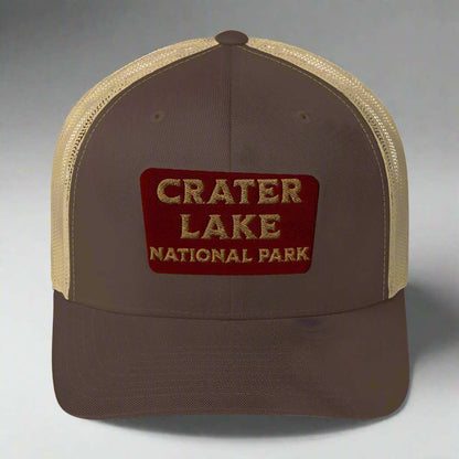 Crater Lake National Park Embroidered Trucker Hat - MENLL