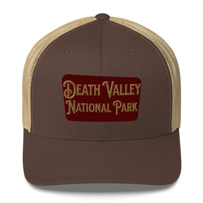 Death Valley National Park Sign Embroidered Trucker Cap - MENLL