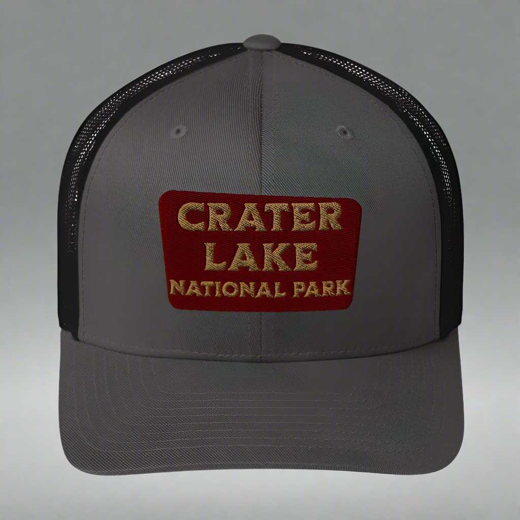 Crater Lake National Park Embroidered Trucker Hat - MENLL