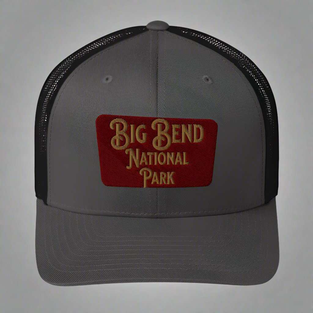 Big Bend Embroidered National Park Sign Trucker Hat - MENLL