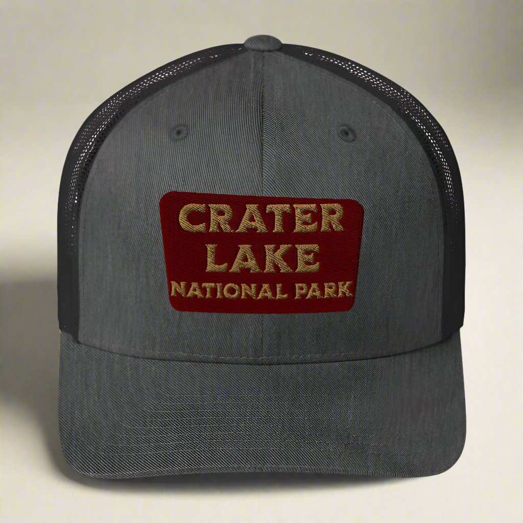 Crater Lake National Park Embroidered Trucker Hat - MENLL