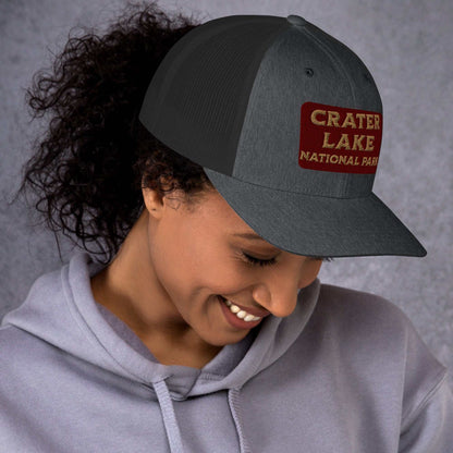 Crater Lake National Park Embroidered Trucker Hat - MENLL