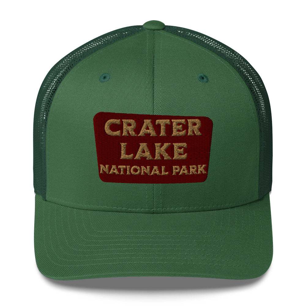 Crater Lake National Park Embroidered Trucker Hat - MENLL