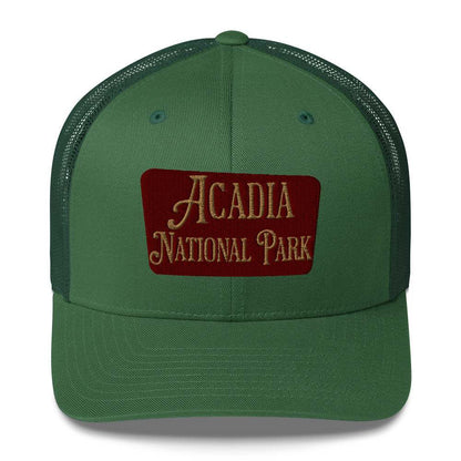 Acadia National Park Embroidered Trucker Hat - MENLL