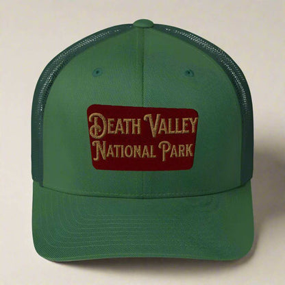 Death Valley National Park Sign Embroidered Trucker Cap - MENLL