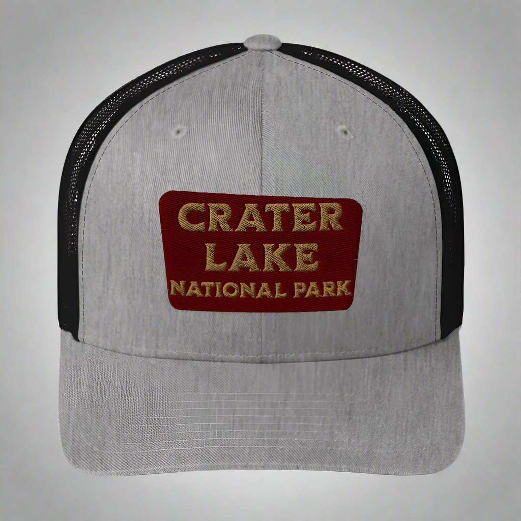 Crater Lake National Park Embroidered Trucker Hat - MENLL