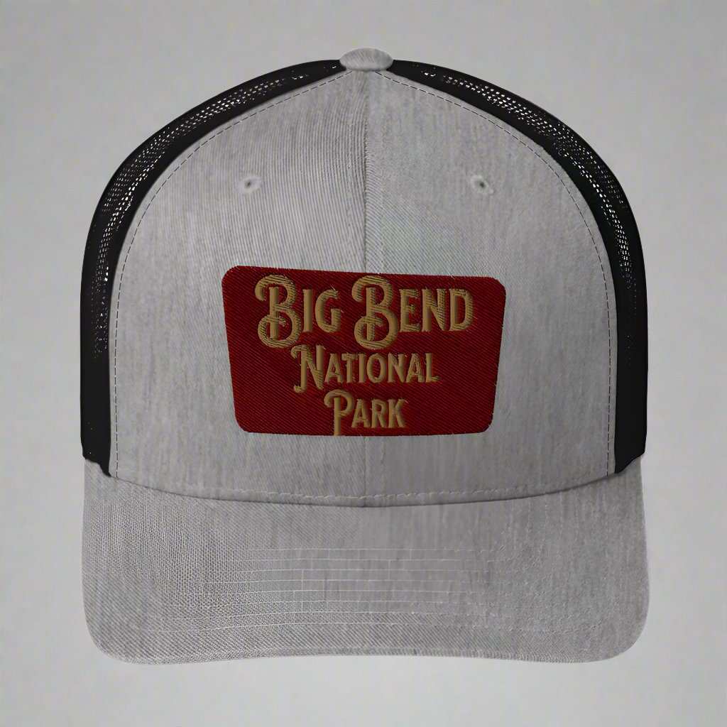 Big Bend Embroidered National Park Sign Trucker Hat - MENLL
