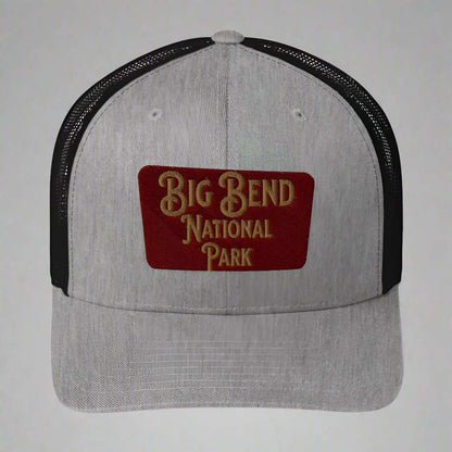 Big Bend Embroidered National Park Sign Trucker Hat - MENLL