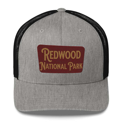 Redwood Embroidered National Park Sign Hat Trucker Cap - MENLL