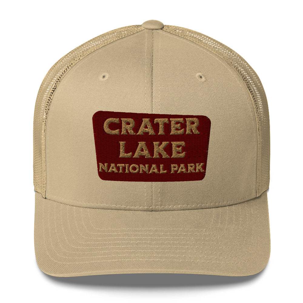 Crater Lake National Park Embroidered Trucker Hat - MENLL