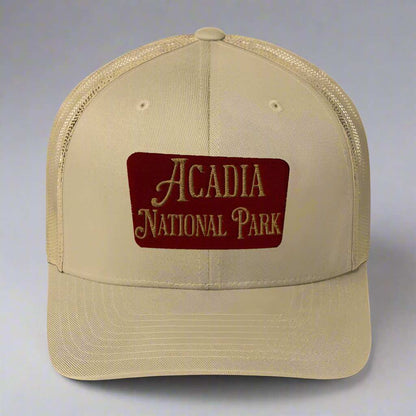 Acadia National Park Embroidered Trucker Hat - MENLL
