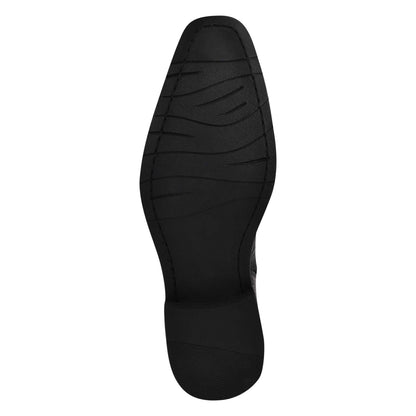 SANDRA Leather Ankle Length Side Zip Up Boots - MENLL