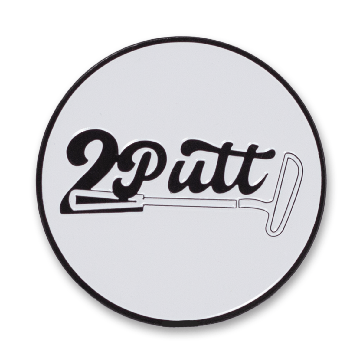 2putt Sink It Ball Marker - Alternate Angle