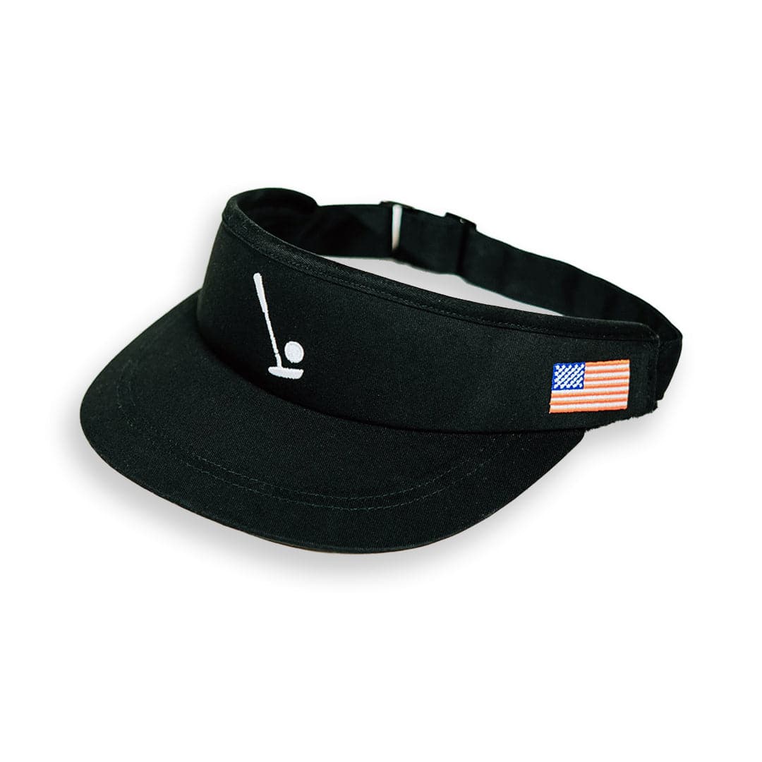 2putt Hat Sink It Black Visor - Main Product Image