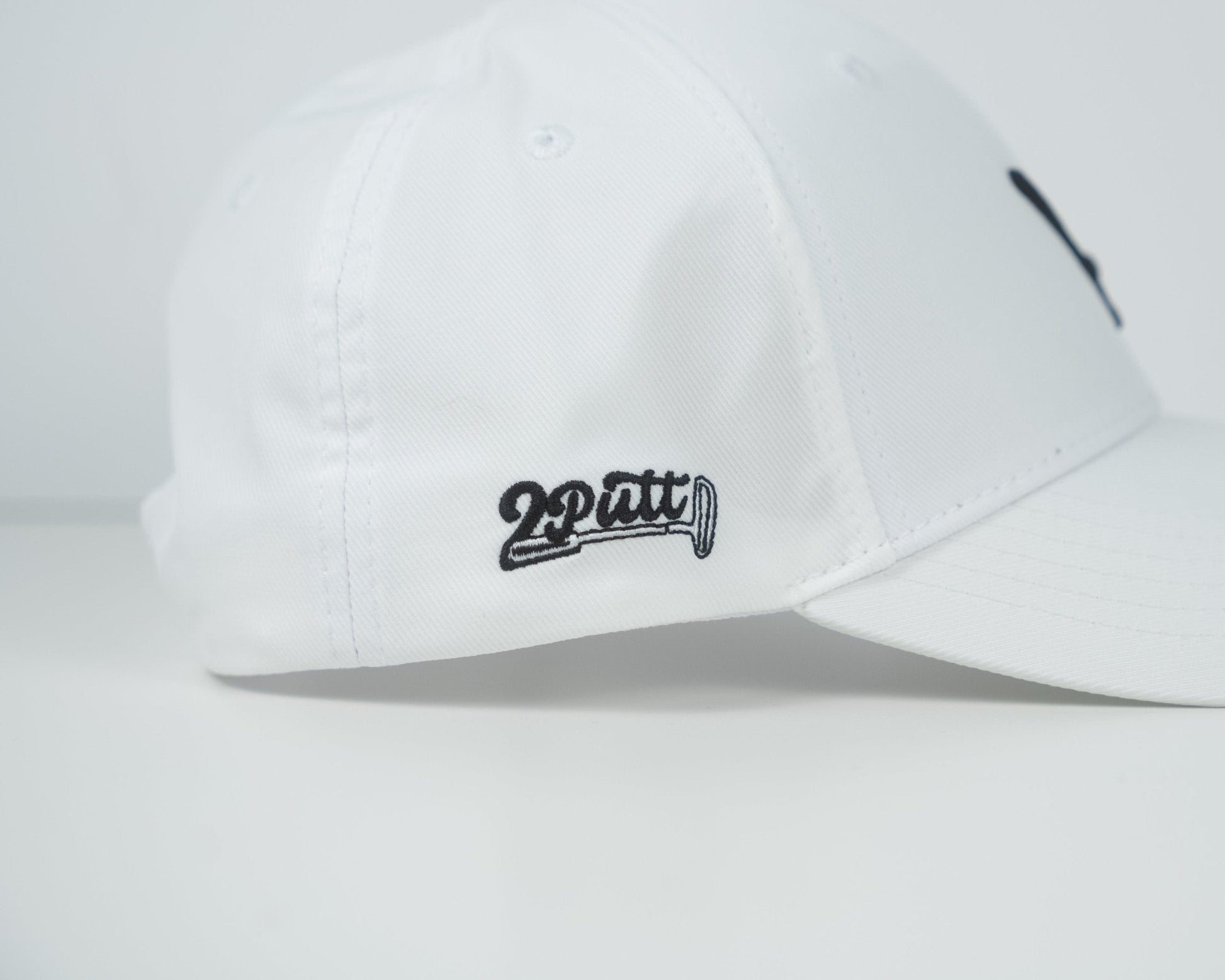 2putt Hat Sink It - White - Alternate Angle