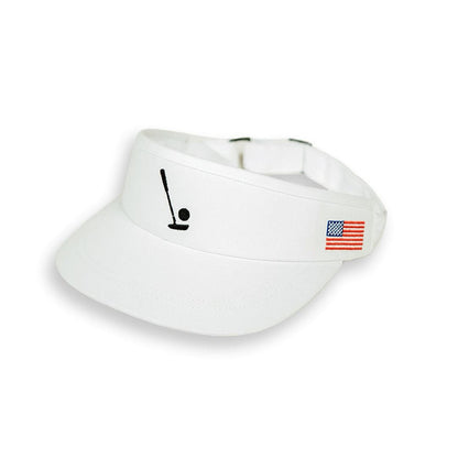 2putt Hat Sink It White Visor - Main Product Image