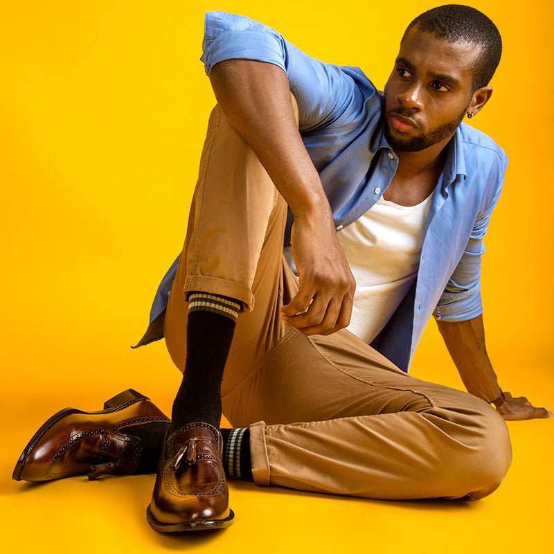 Men's Tassel Loafer Leather Shoes - MENLL