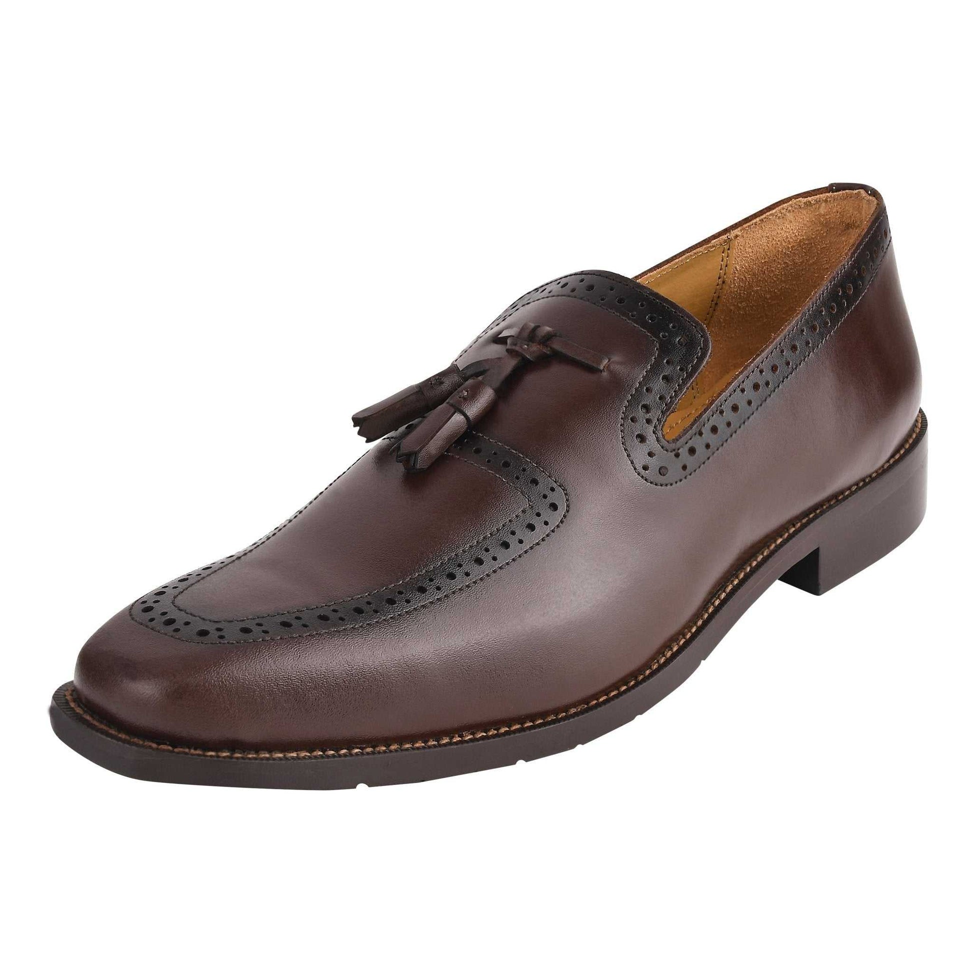 Men's Tassel Loafer Leather Shoes - MENLL