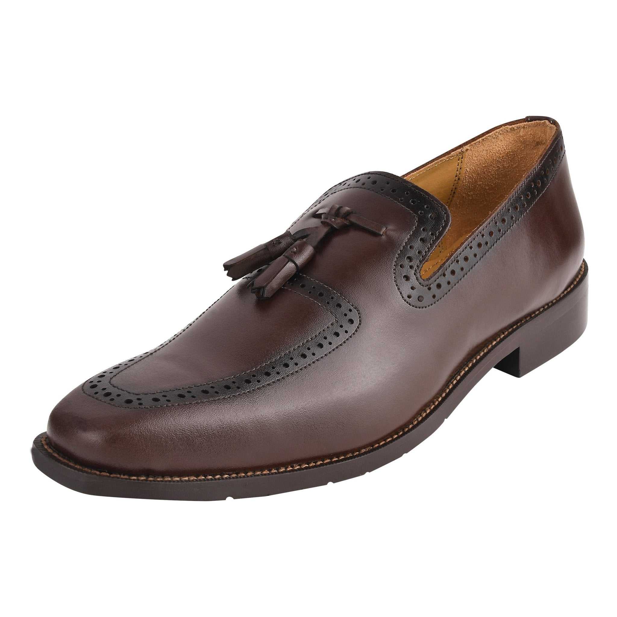 Men's Tassel Loafer Leather Shoes - MENLL