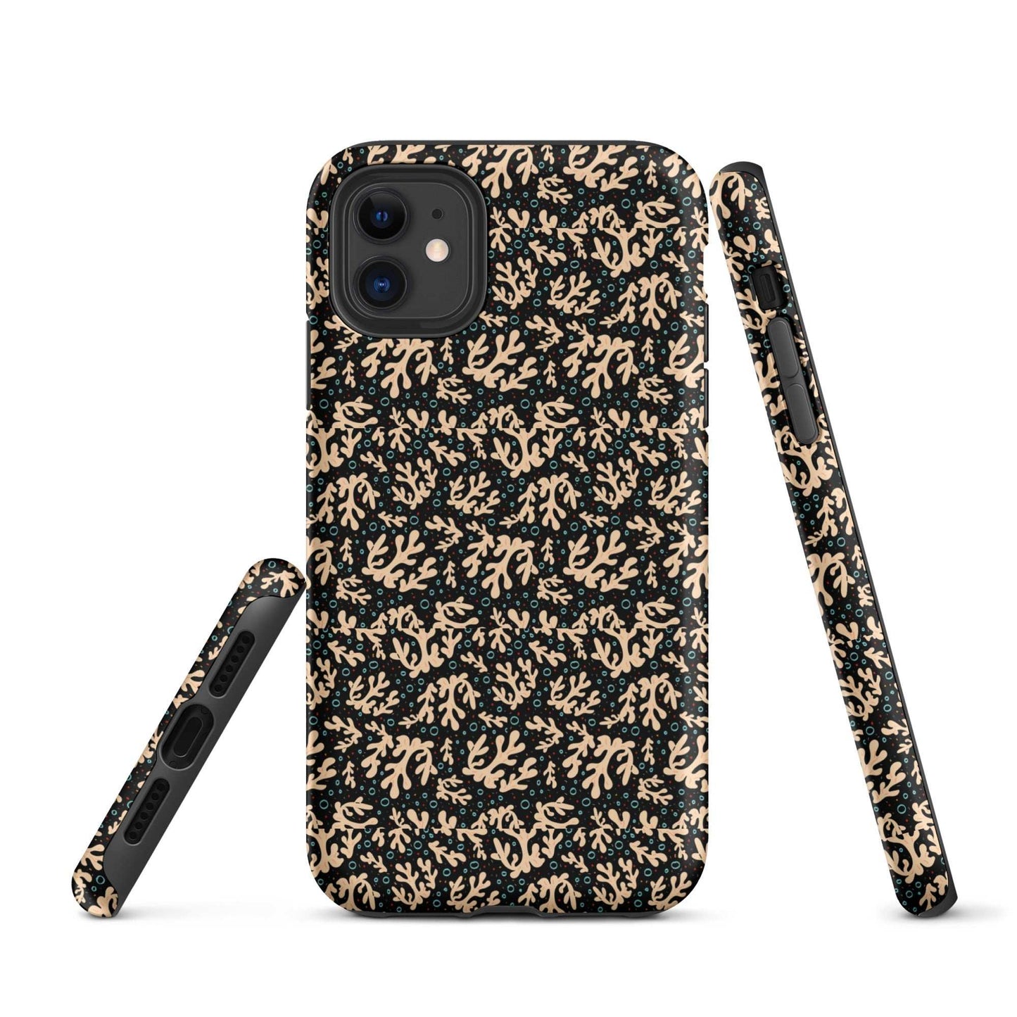 Nautical Black Coral Reef Tough Case for iPhone® - MENLL