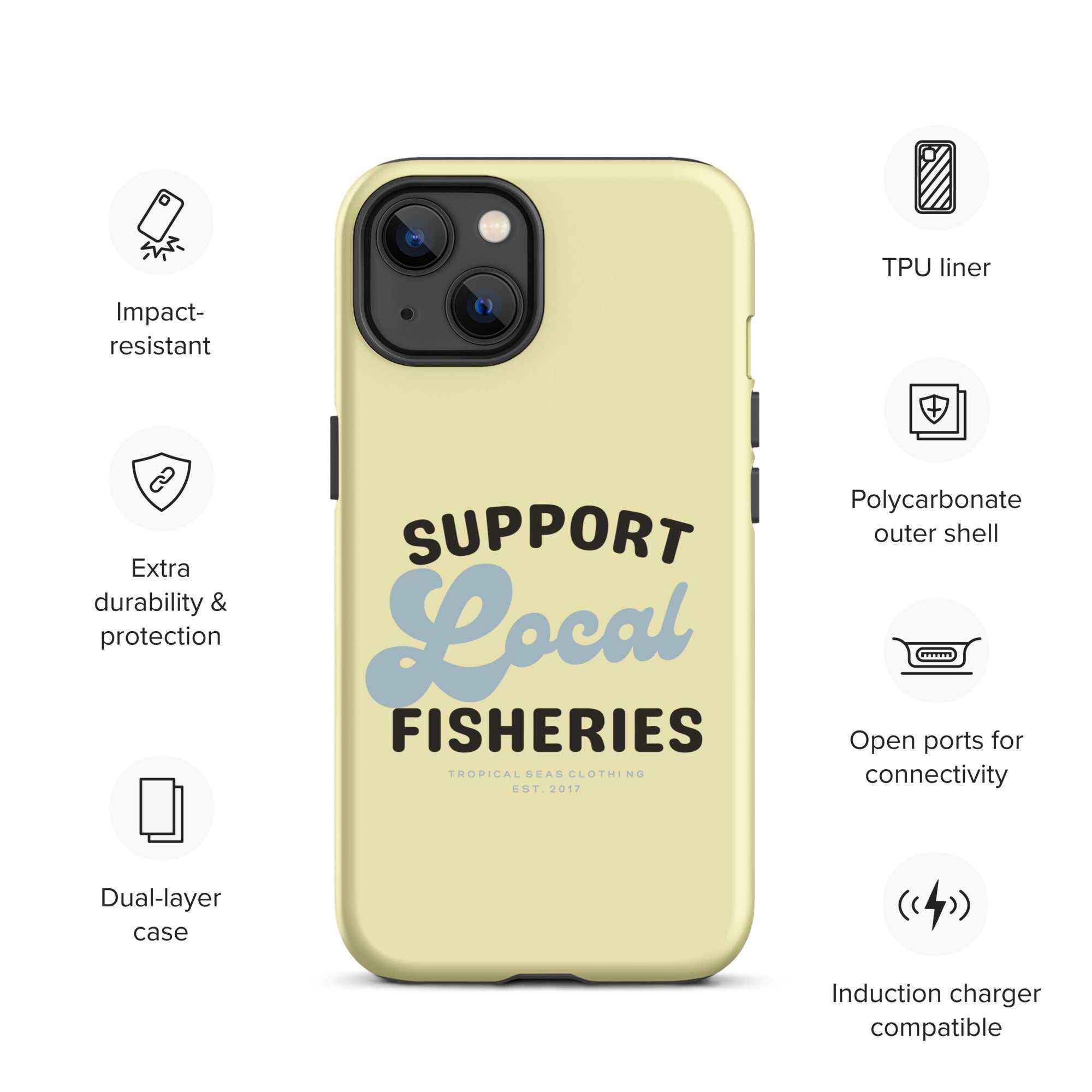 Local Fisheries Tough Case for iPhone® - MENLL