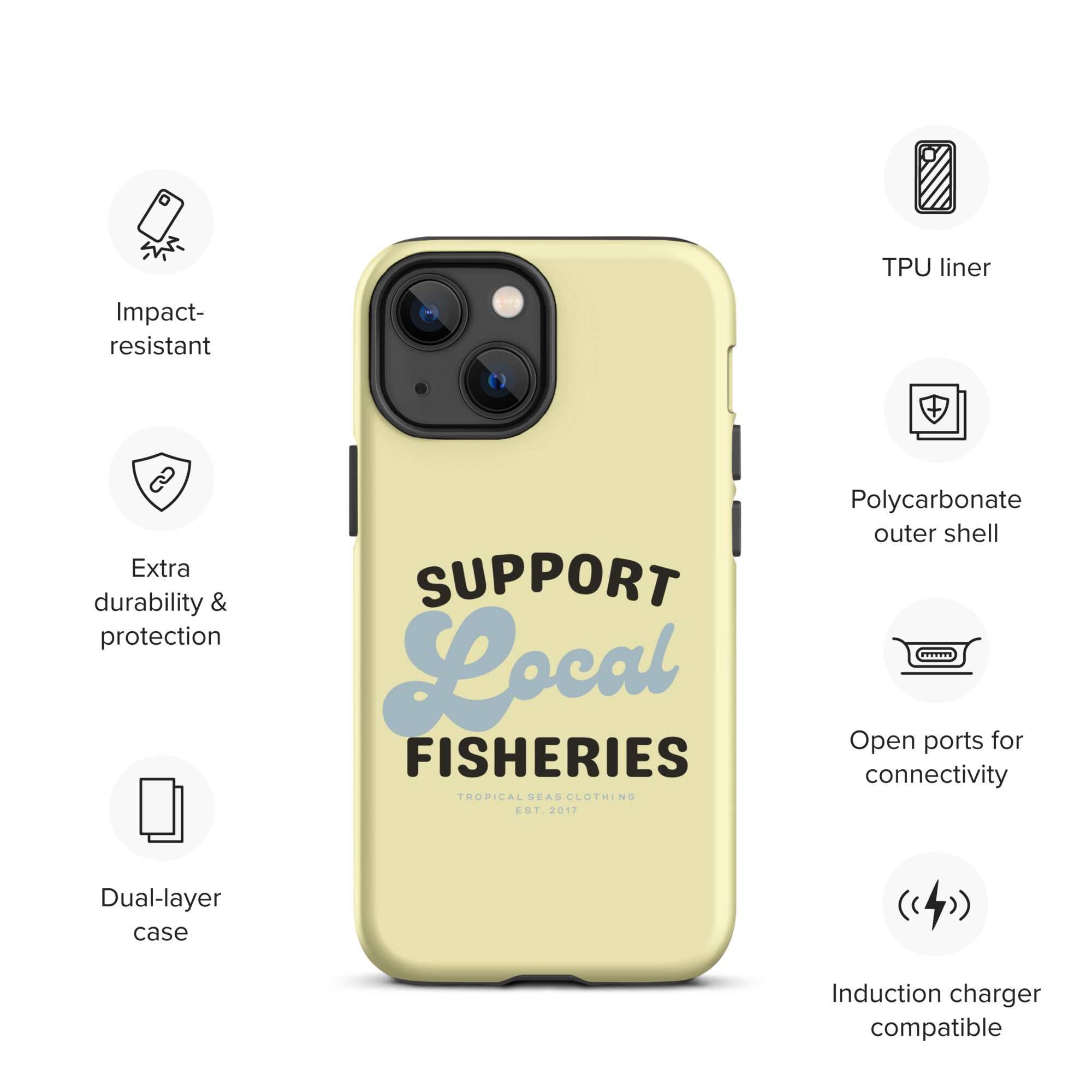 Local Fisheries Tough Case for iPhone® - MENLL