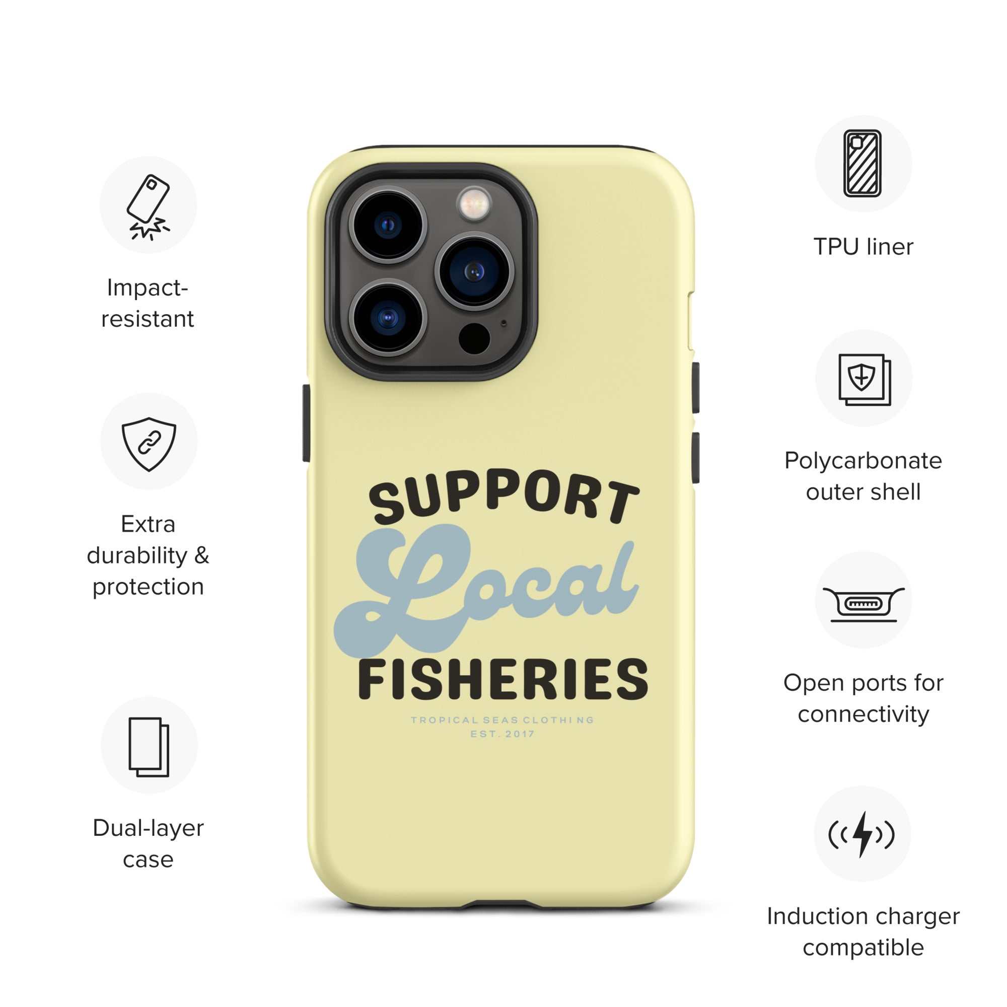 Local Fisheries Tough Case for iPhone® - MENLL