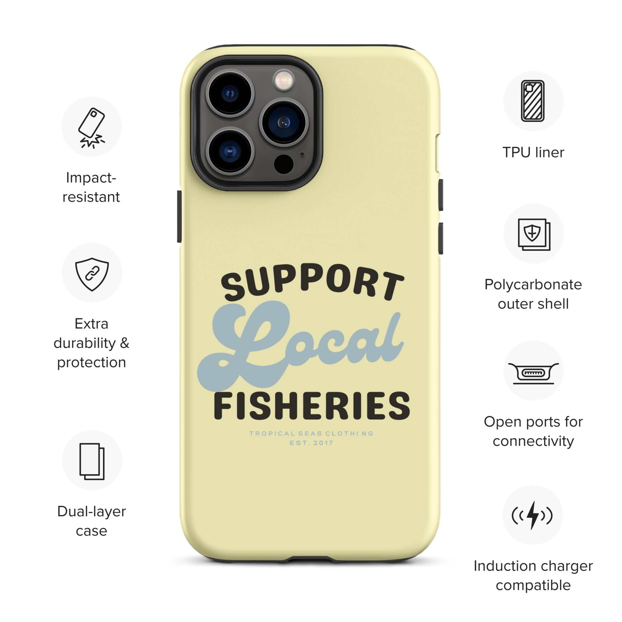 Local Fisheries Tough Case for iPhone® - MENLL
