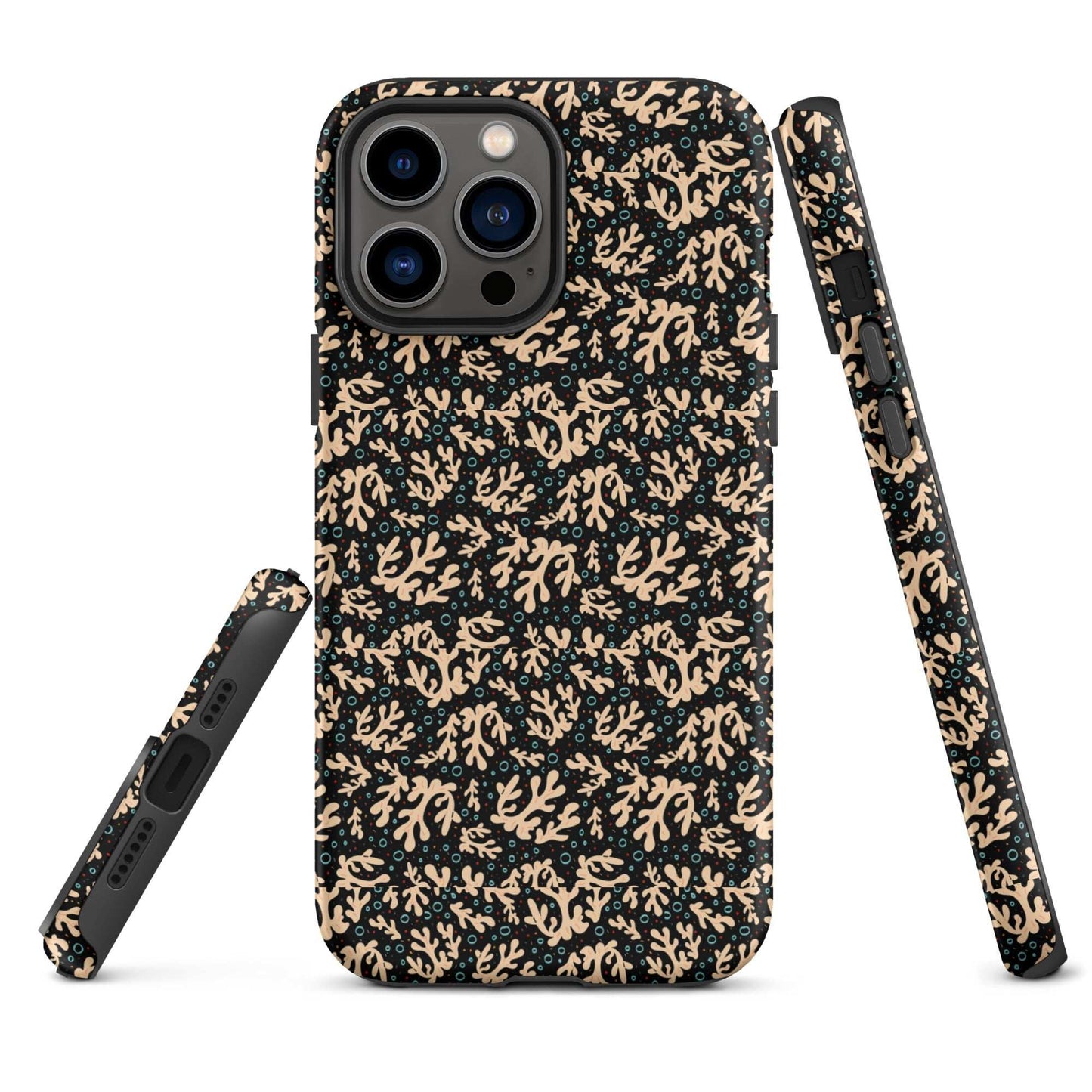 Nautical Black Coral Reef Tough Case for iPhone® - MENLL