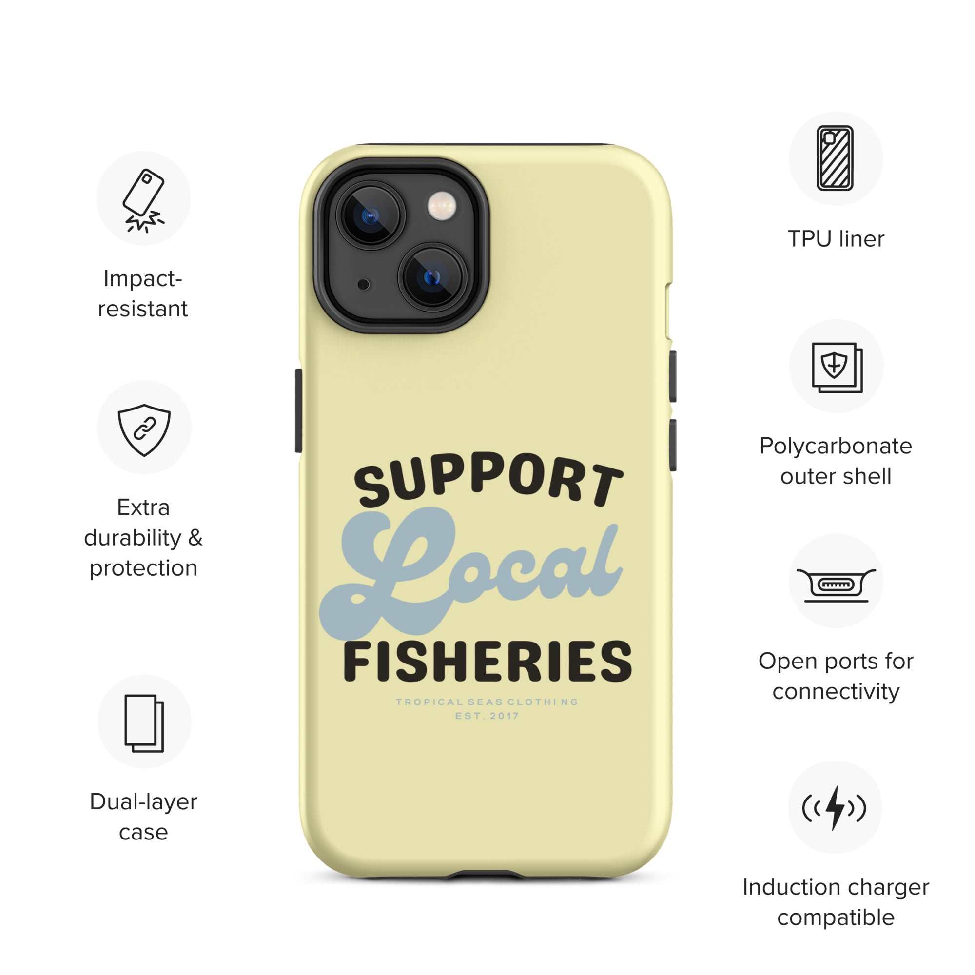 Local Fisheries Tough Case for iPhone® - MENLL