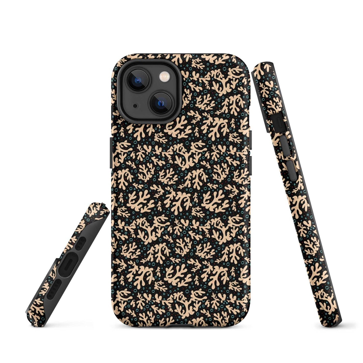 Nautical Black Coral Reef Tough Case for iPhone® - MENLL