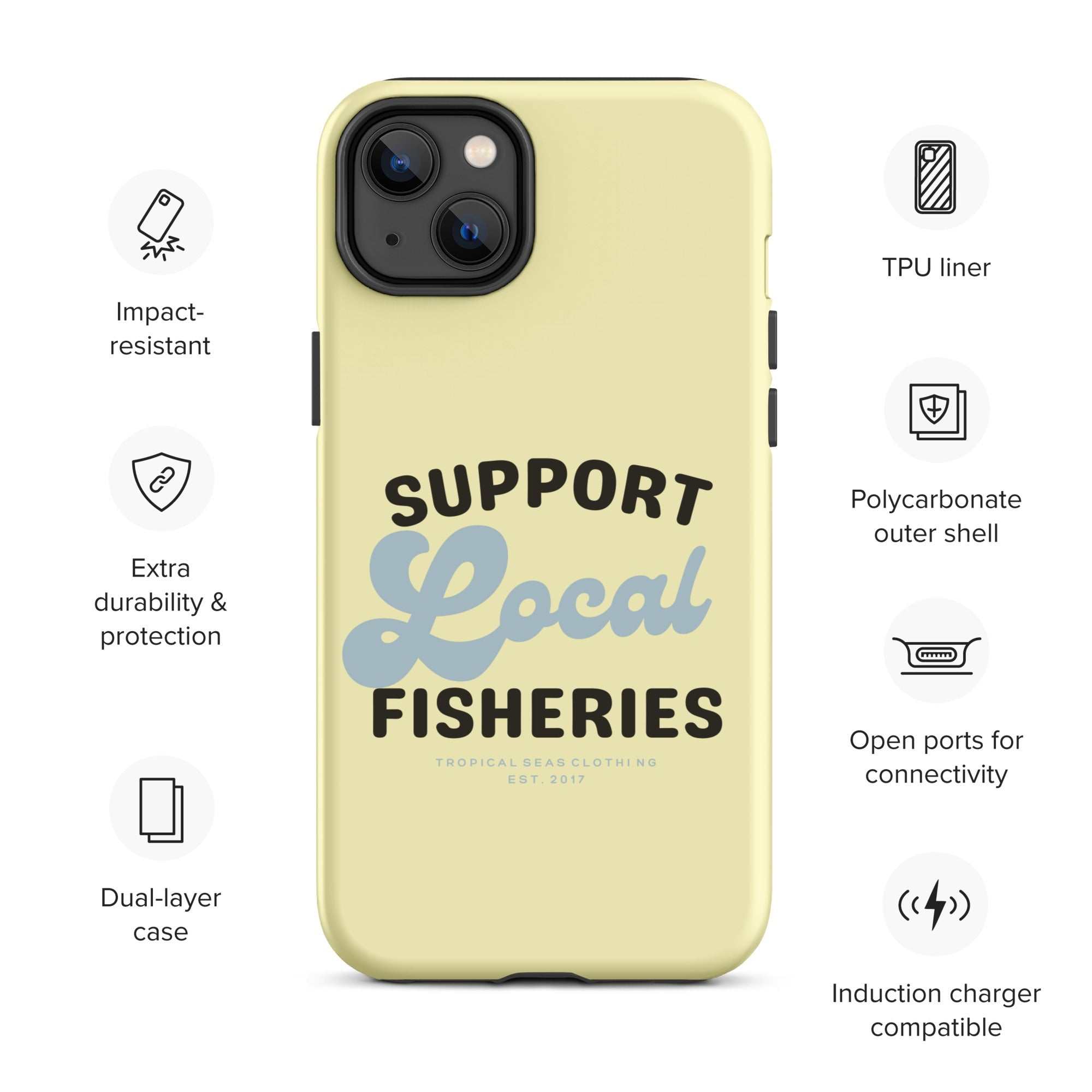 Local Fisheries Tough Case for iPhone® - MENLL