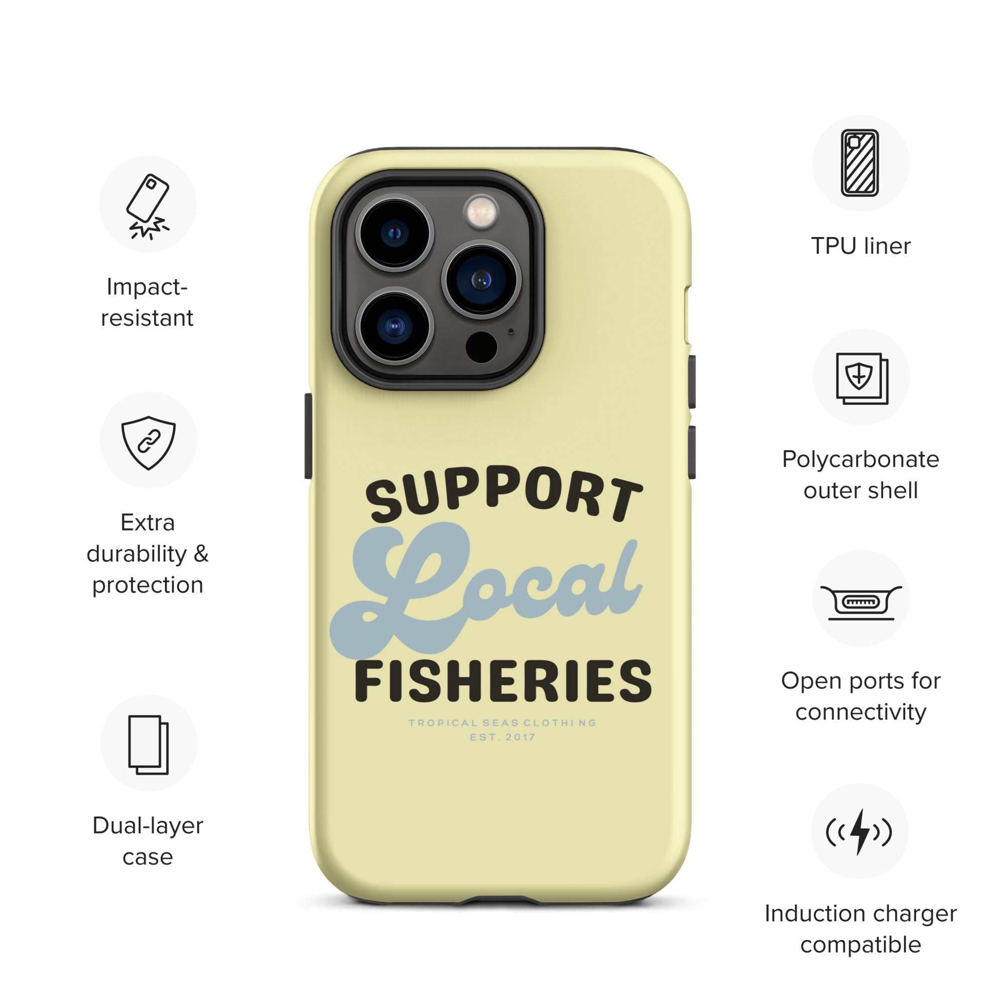 Local Fisheries Tough Case for iPhone® - MENLL