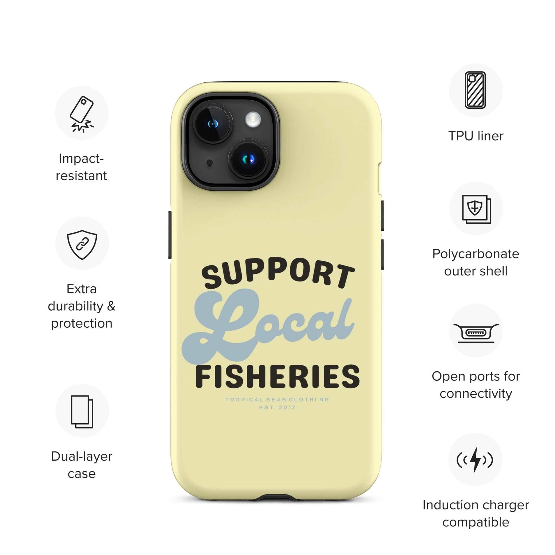 Local Fisheries Tough Case for iPhone® - MENLL