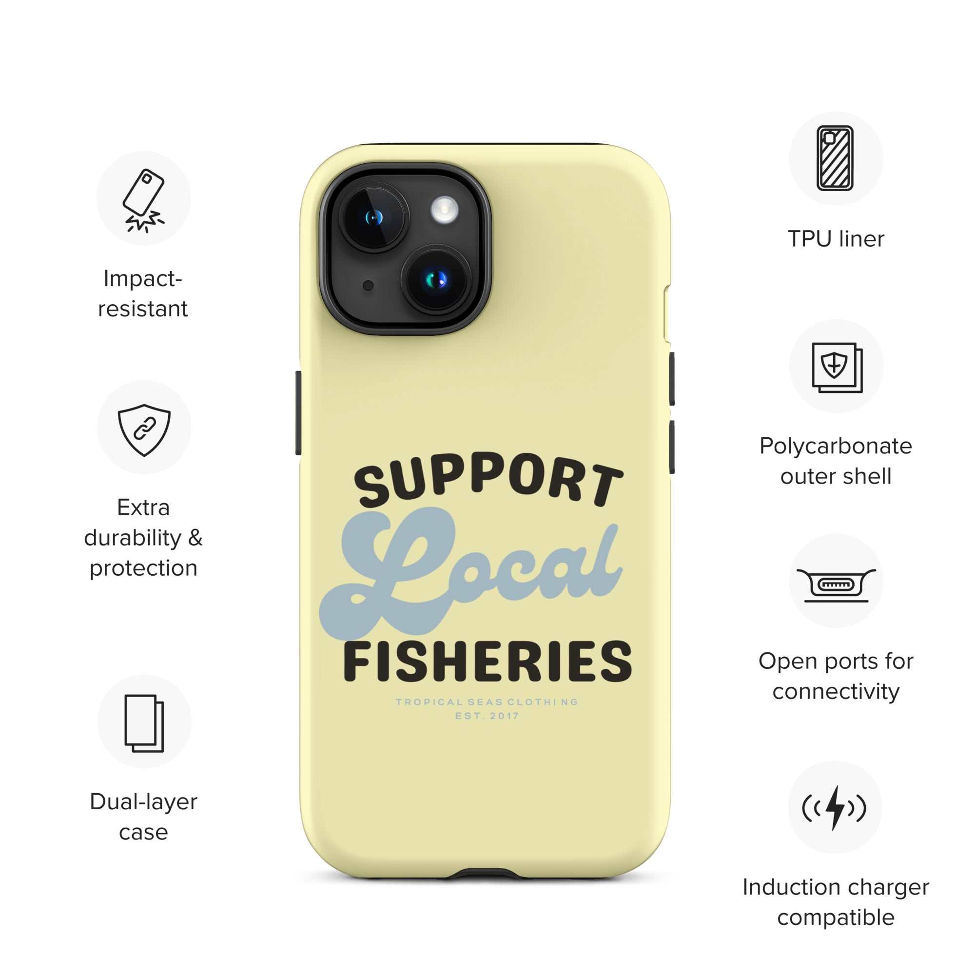 Local Fisheries Tough Case for iPhone® - MENLL