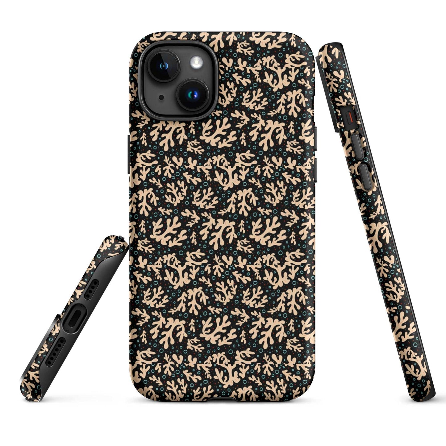 Nautical Black Coral Reef Tough Case for iPhone® - MENLL