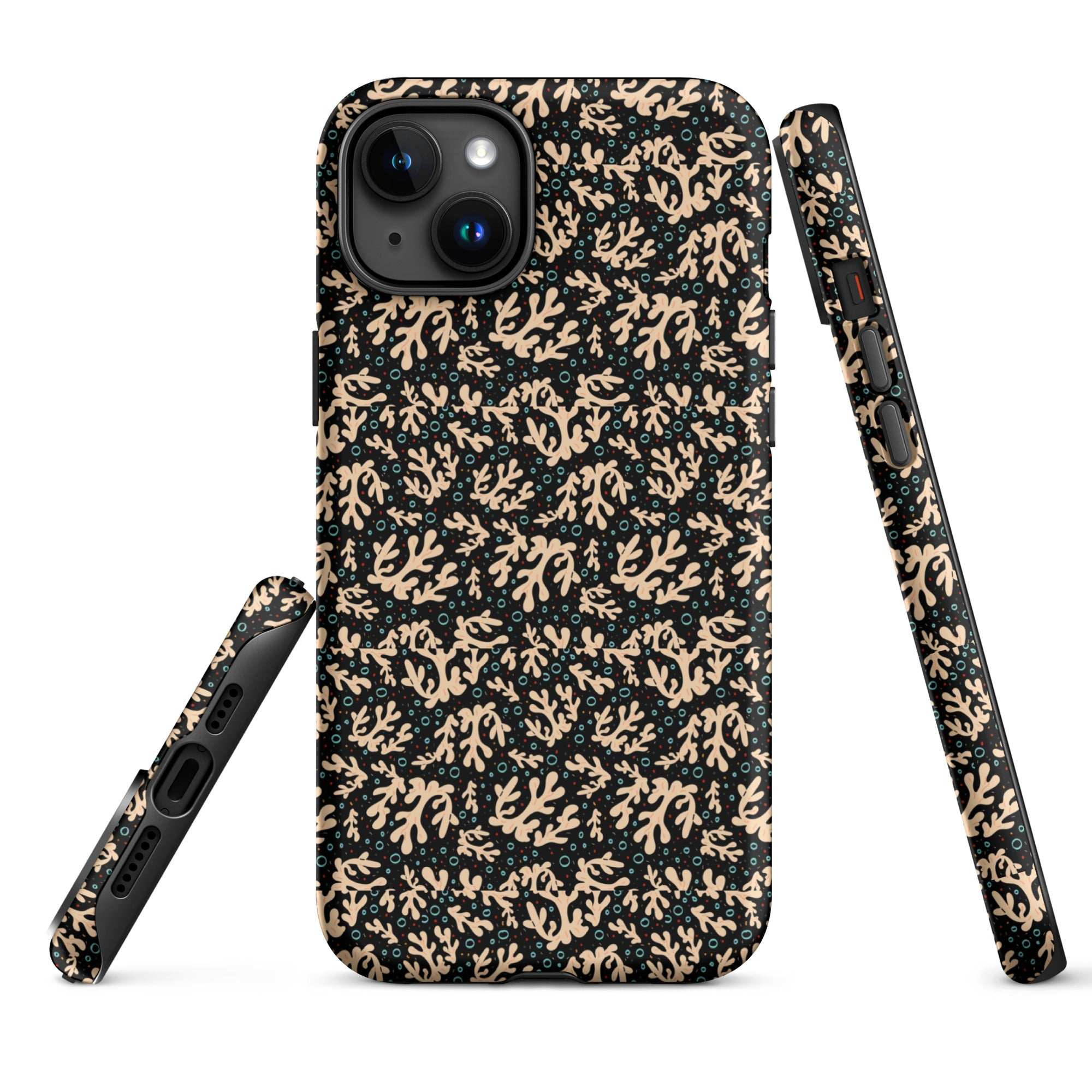 Nautical Black Coral Reef Tough Case for iPhone® - MENLL