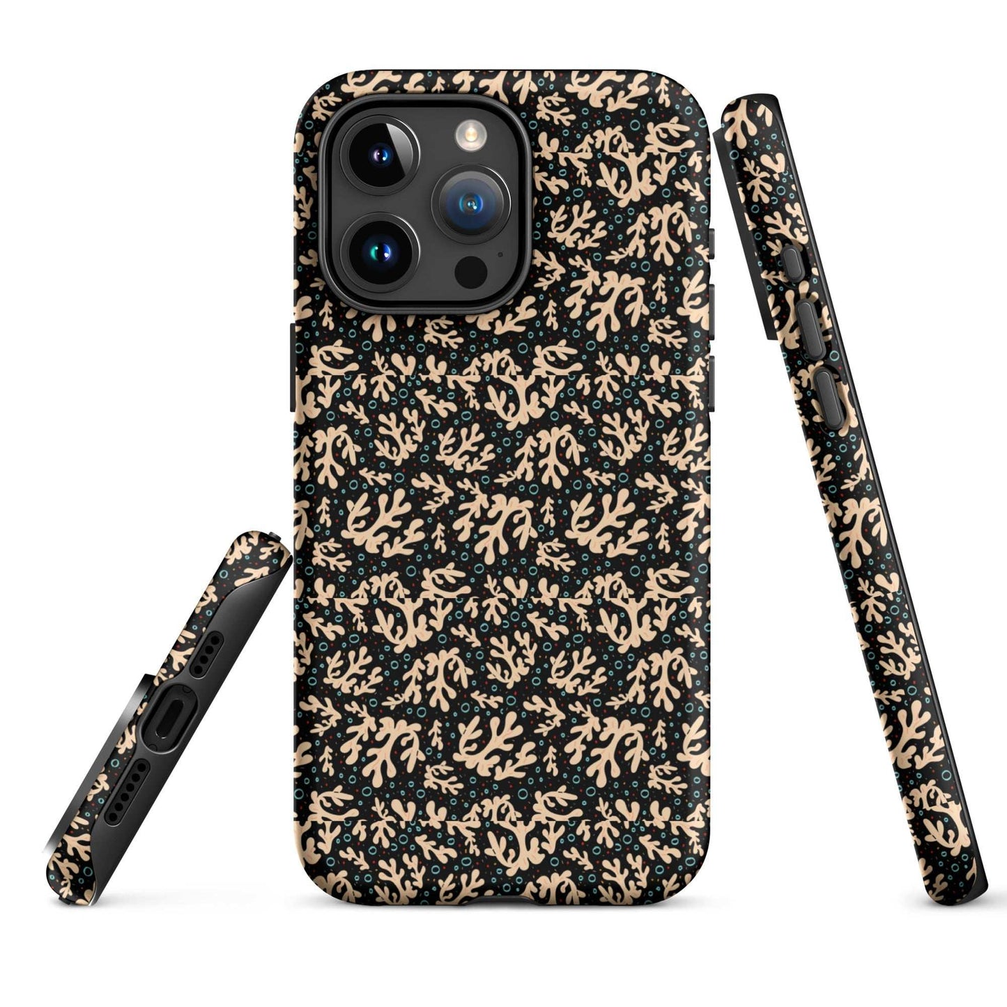 Nautical Black Coral Reef Tough Case for iPhone® - MENLL