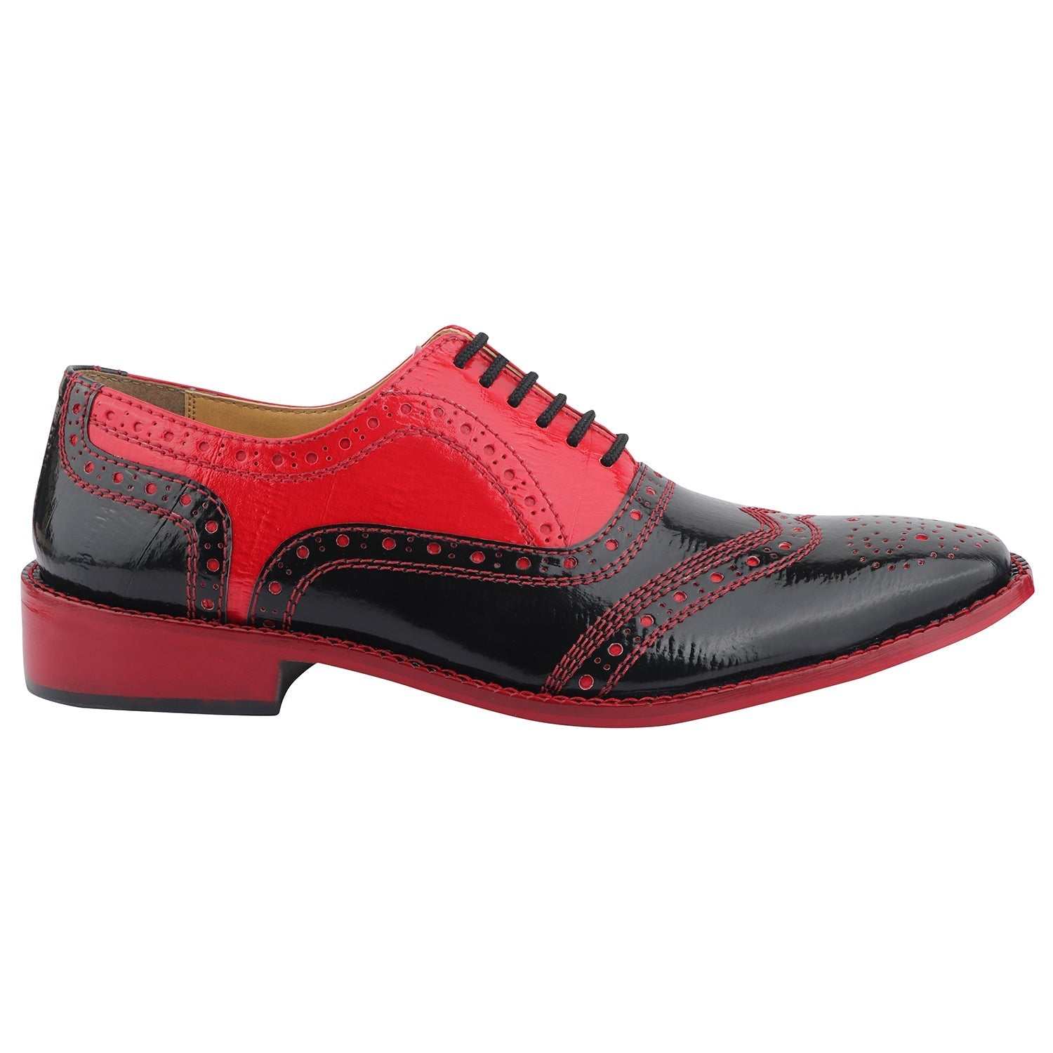 Tremont Genuine Leather Oxford Style Brogue Dress Shoes - MENLL