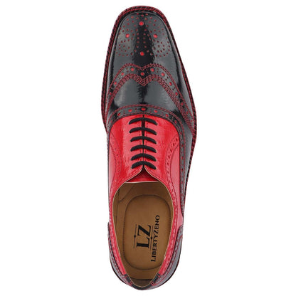 Tremont Genuine Leather Oxford Style Brogue Dress Shoes - MENLL