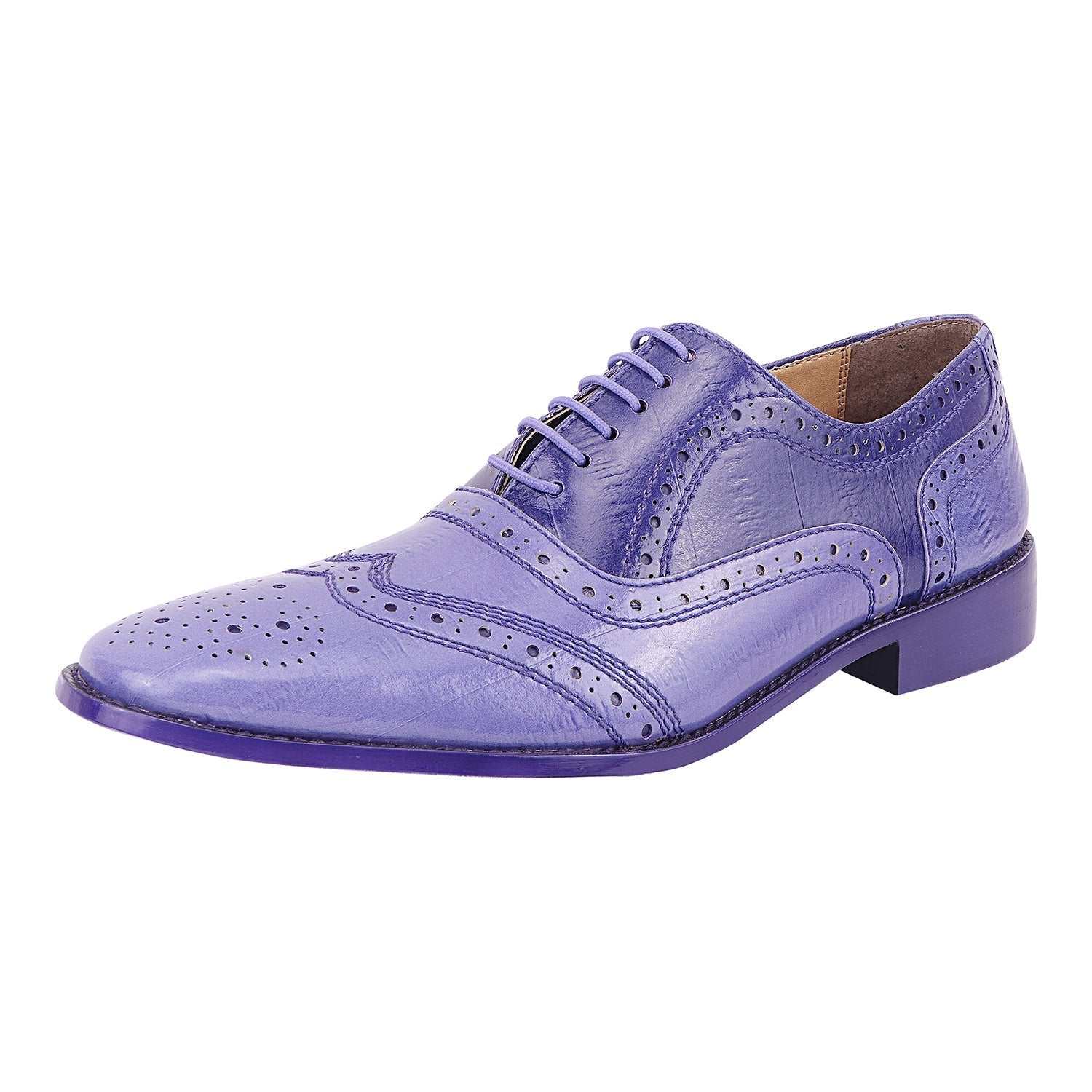 Tremont Genuine Leather Oxford Style Brogue Dress Shoes - MENLL