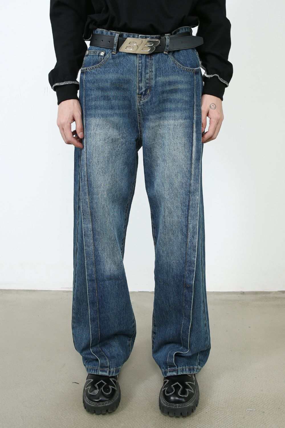 Men's Cat's Whisker Jeans with Pockets, slightly stretchy denim.