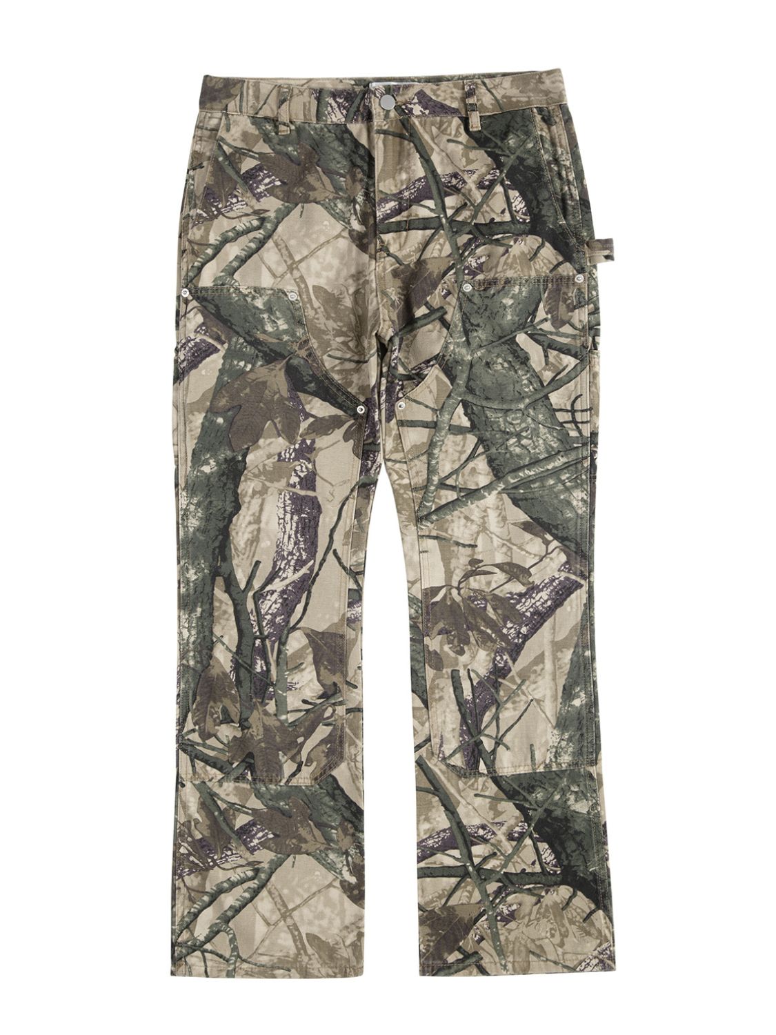 Men's Twig Print Jeans with basic style, no stretch, made of 95% cotton and 5% polyester.